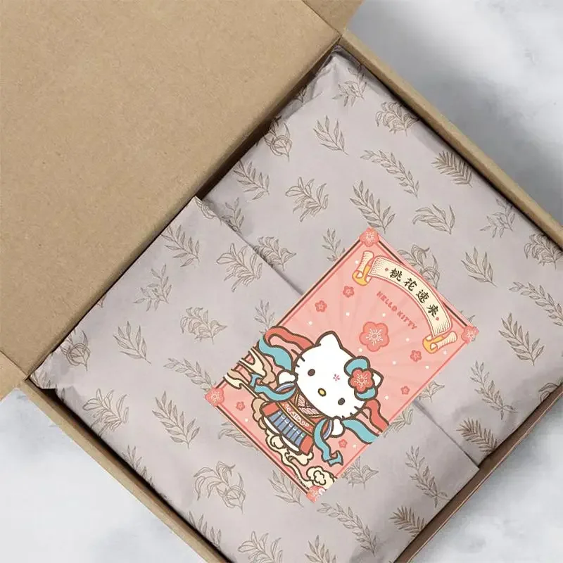 Imagem -04 - Sanrio Kawaii Rolo Adesivos Hello Kitty Ins Gatinho Bonito Manual Faça Você Mesmo Decoração Adesivo de Selagem Presente 200 Pcs por Rolo