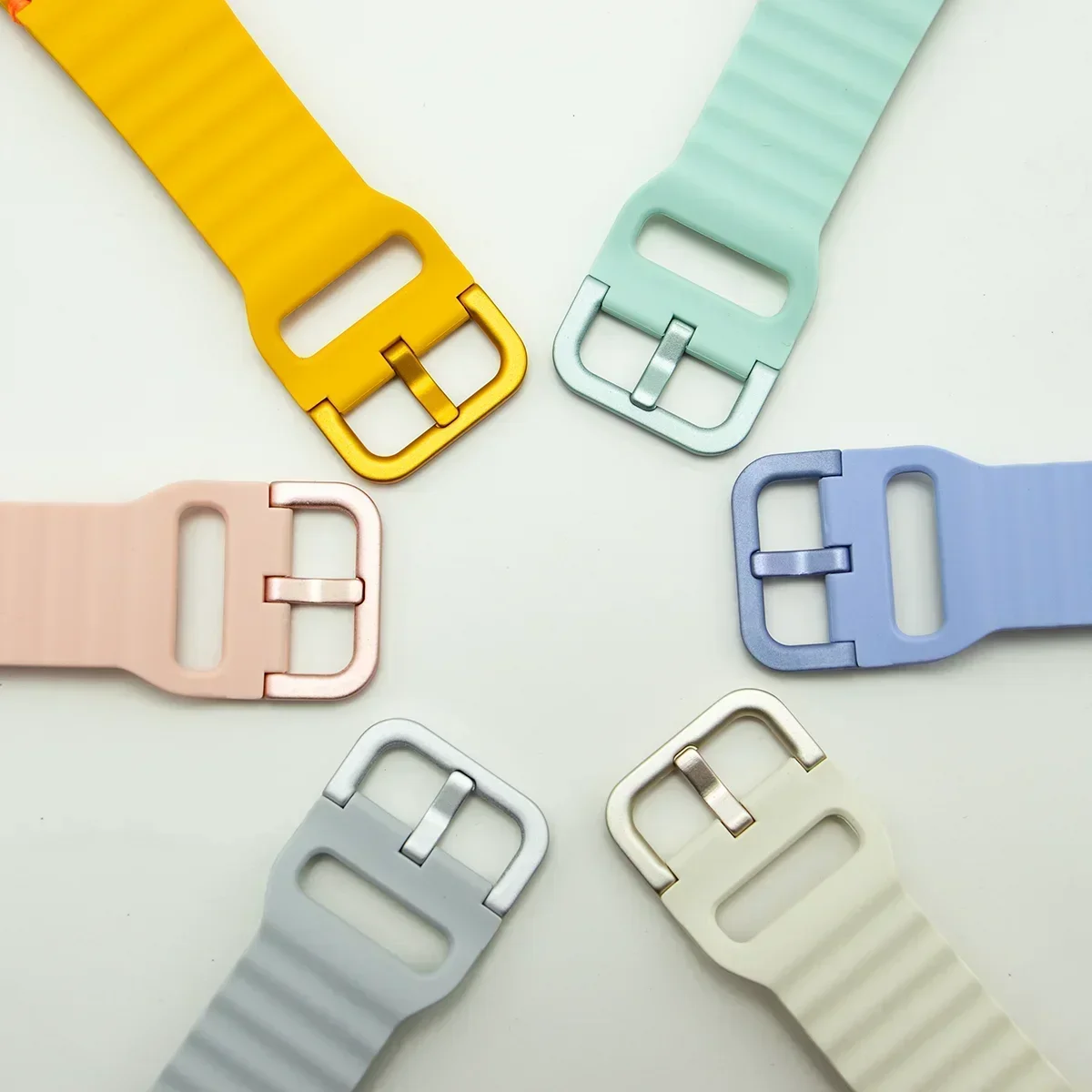 Силиконовый ремешок без зазоров для Samsung Galaxy Watch 7/6/5/4/classic/Pro 40 мм 44 мм, спортивный браслет correa для Galaxy watch 7