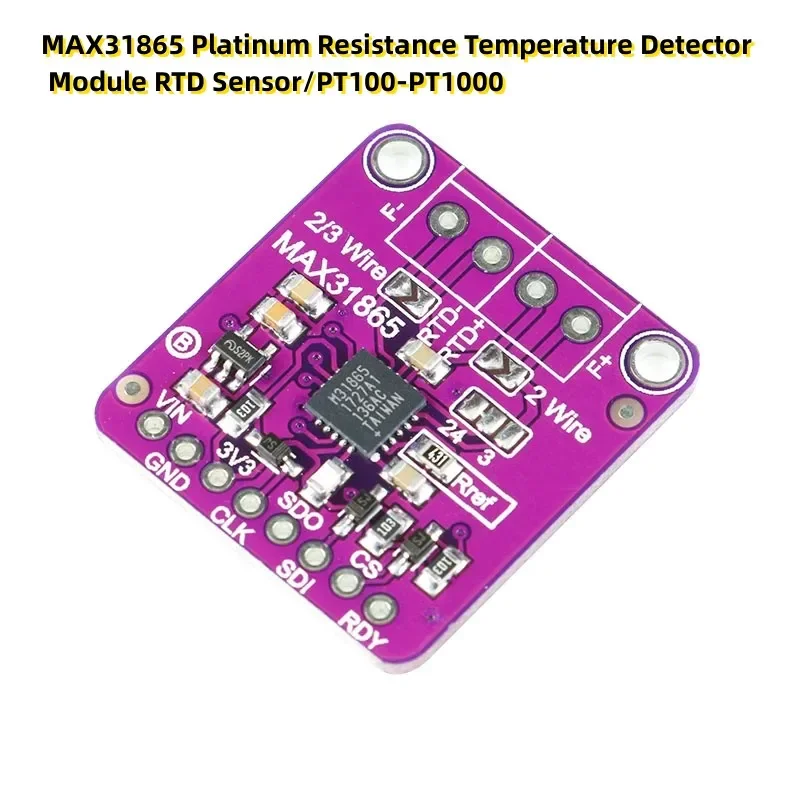 MAX31865 Platinum Resistance Temperature Detector Module RTD Sensor/PT100-PT1000