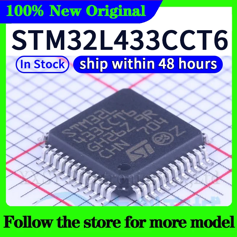 STM32L433CCT6 STM32L433CCU6 STM32L433CBT6 STM32L433RCT6 STM32L433RCT3 STM32L433VCT6 STM32L433CCY6 ในสต็อก 48 ชั่วโมงเรือ