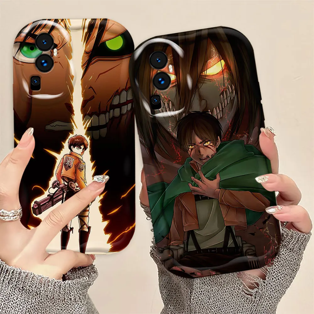 Eren Yeager A-Attack on Titan  Phone Case Cover For OPPO FindX3lite RENO 12 12F 11 11F 8 8T 7 7Z 6 5 5F 4 LITE PRO 5G