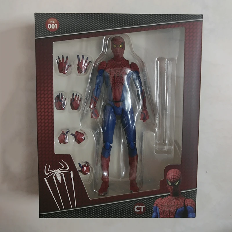 

CT Mafex001 Удивительный Человек-Паук Marvel Эндрю Гарфилд Фигурка Коллекционная игрушка для детей Рождественский подарок