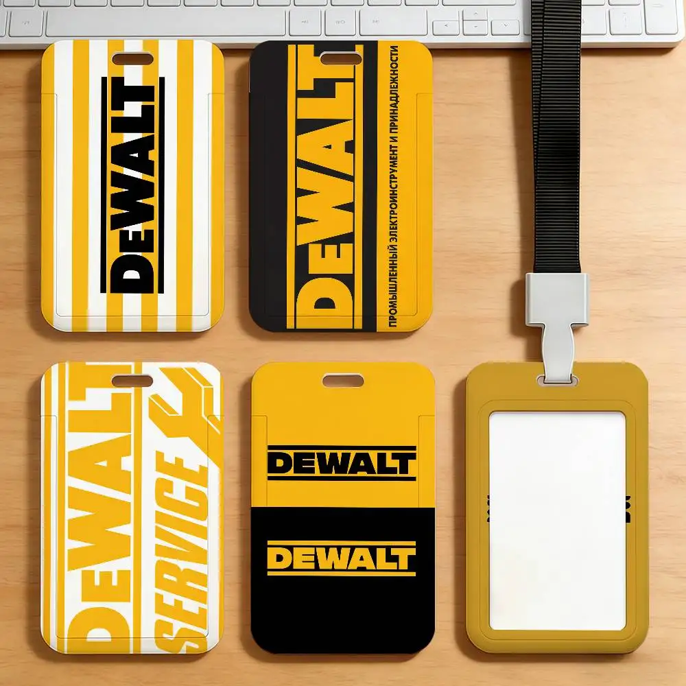 Tool D-DeWalt-S Logo Cool Card Holder Student Campus Meal Cards Public Transport Subway Cardcase