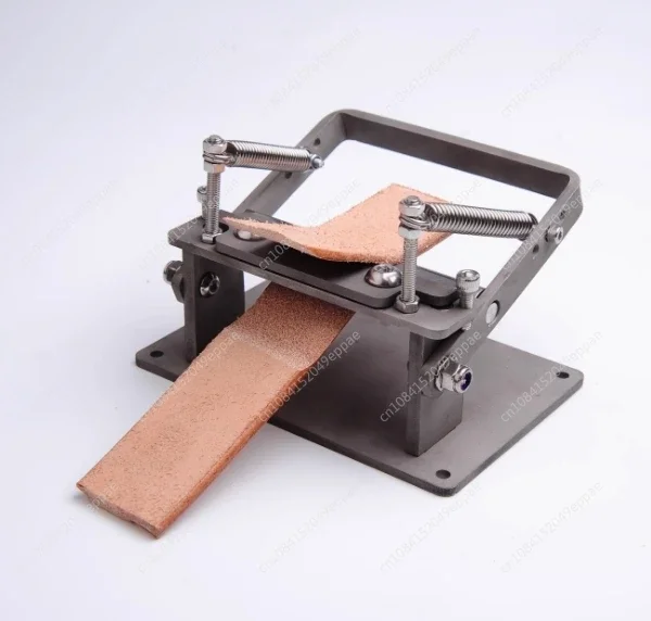 2021 Stainless Steel Craft Leather Strips Belt Manual Thinning Machine DIY Cutting Peeler Tools +10 Pcs Blades 10MM*18MM