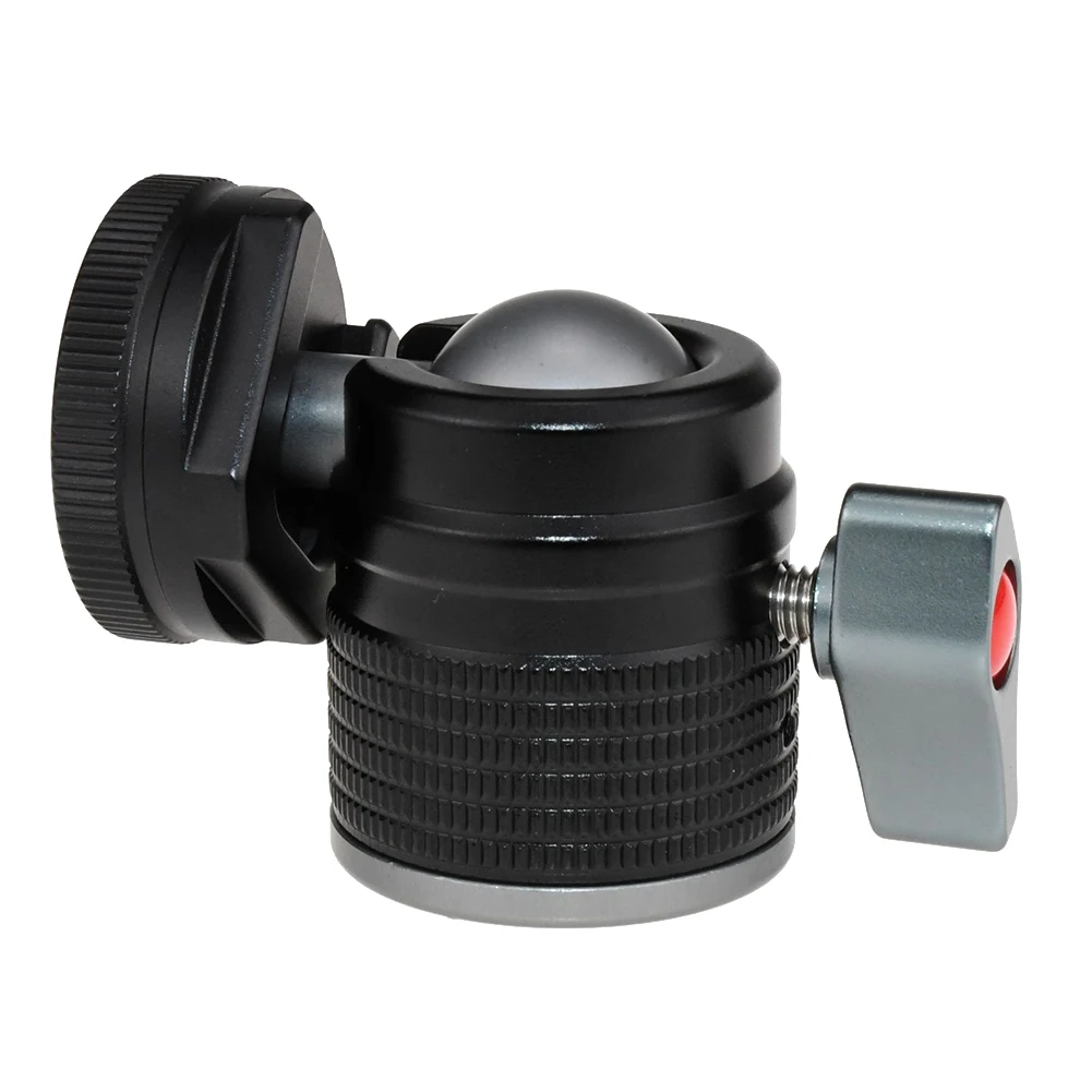A41Z-Mini Ball Head Tripod Head With Universal 3/8 Inch Screw Mounts For DSLR Cameras Flash Tripod Monopod Fill Light Easy Insta