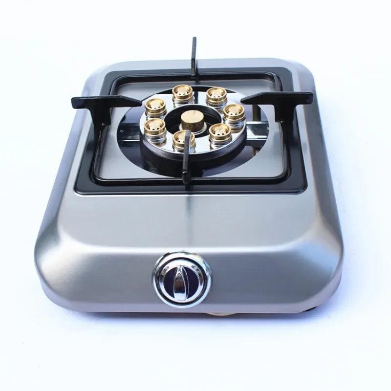 Single Stovetop Tabletop Gas Stove Kitchen Stove Coktoop Tabletop Slamming Low Pressure Poly Fire Single Stovetop