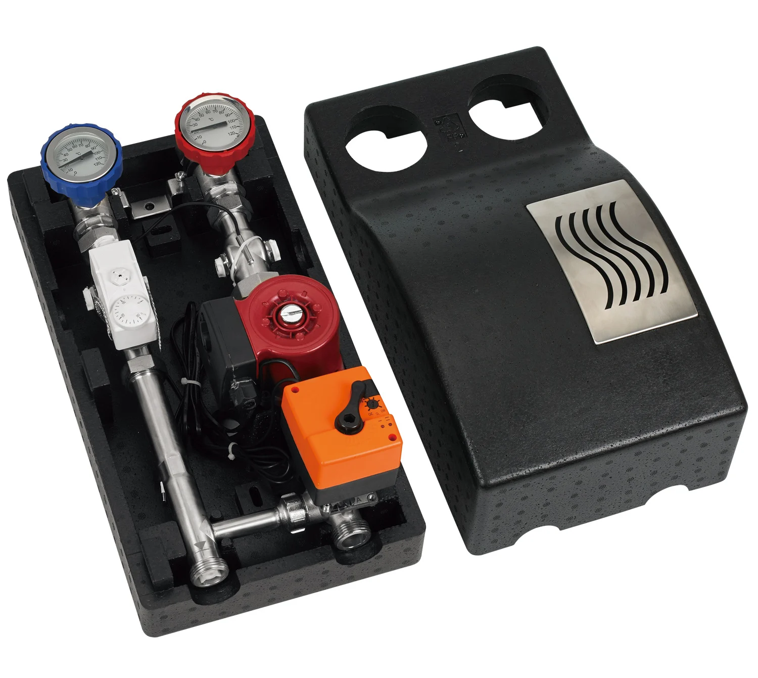 Stainless Steel Hydraulic Mixing Coupling Tank for Floor Heating System Mixed Water Control Center