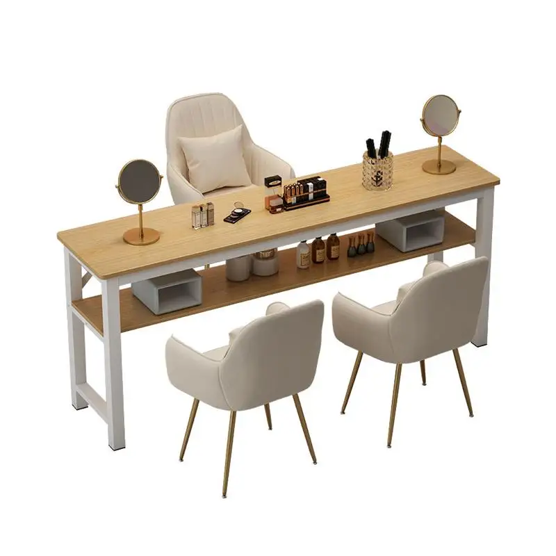 Table de Manucure pour N64.Nail, Fournitures de Modules, Meubles de Salon de miles, Tables d'Assistance de Bras, Café Professionnel, Lampe à LED Esthétique