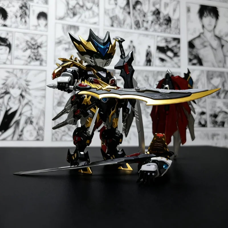 Zestaw do składania: silnik jądrowy, wersja Q, rama ze stopu Gan Jiang z elementami, podstawa ekspozycyjna, figurki akcji, zabawka edukacyjna dla dzieci.