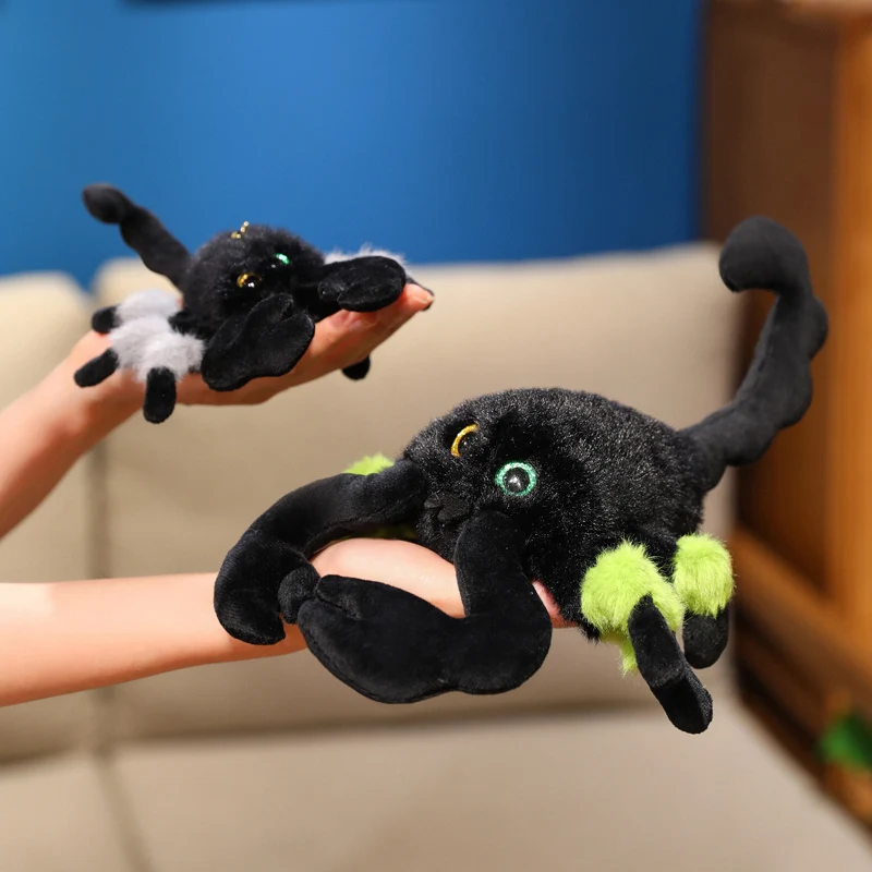 20/30CM Kawaii Cartoon Simulation Anime Scorpion Insect Animal Plush Toy Doll Children's Scorpion Handmade Doll Festival Gift