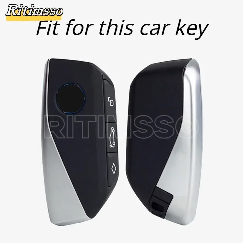 Soft Tpu Car Keyless Cover Case Skin Holder For BMW X1 U11 I7 G70 X7 Lci 320i F20 U06 M3 Gtr X3 X5 X7 F48 2023 2024 Accessories