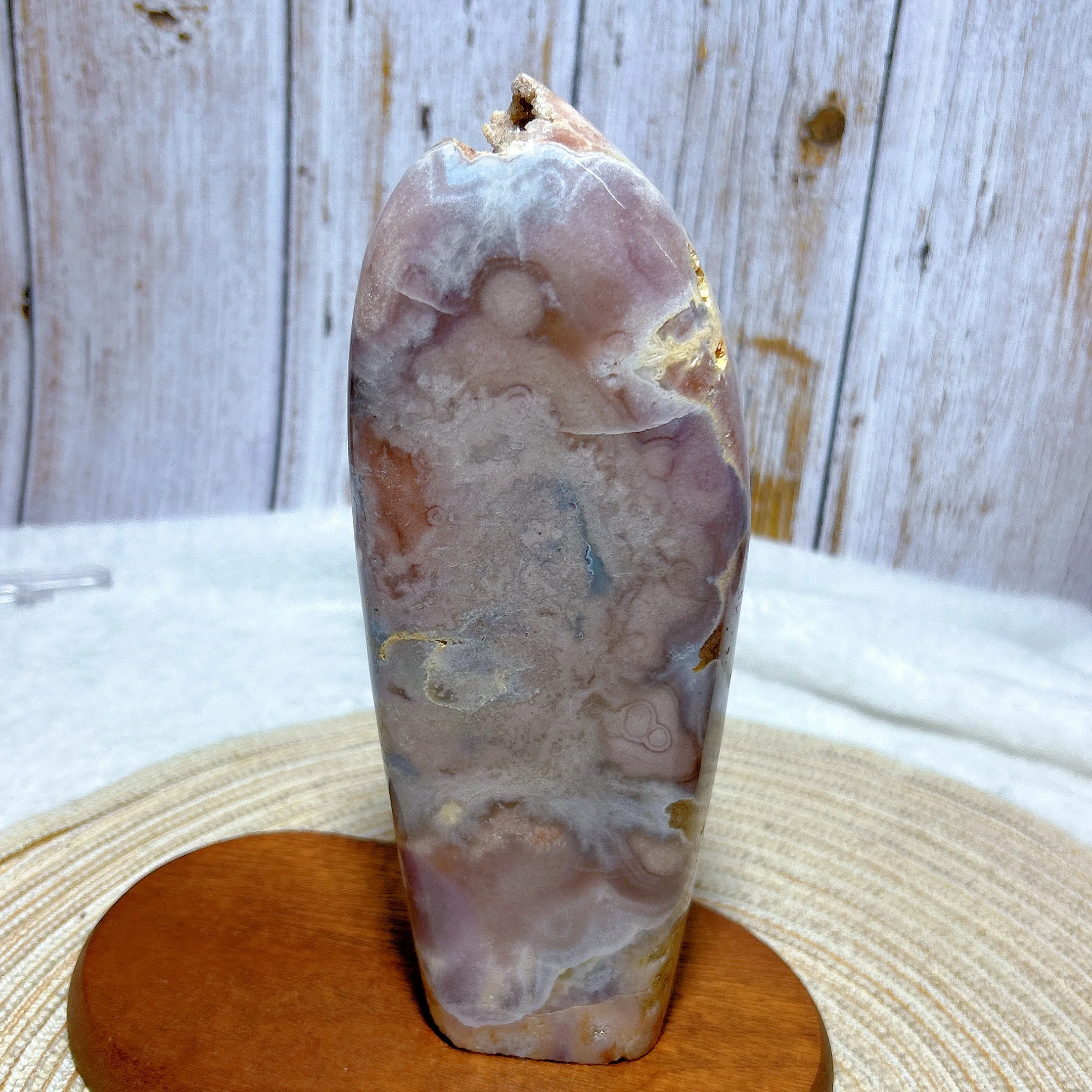 Healing Natural Crystal Pink amethyst Druzy flower agate Large Freeform Gemstones Mineral Energy Reiki Home Decorations Gift