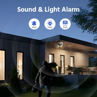 ANNKE 8MP Camera Security Dual Lens Human Detect Two Way Audio 180° Wide View Angle Panoramic Dual Lens Poe IP Camera 5