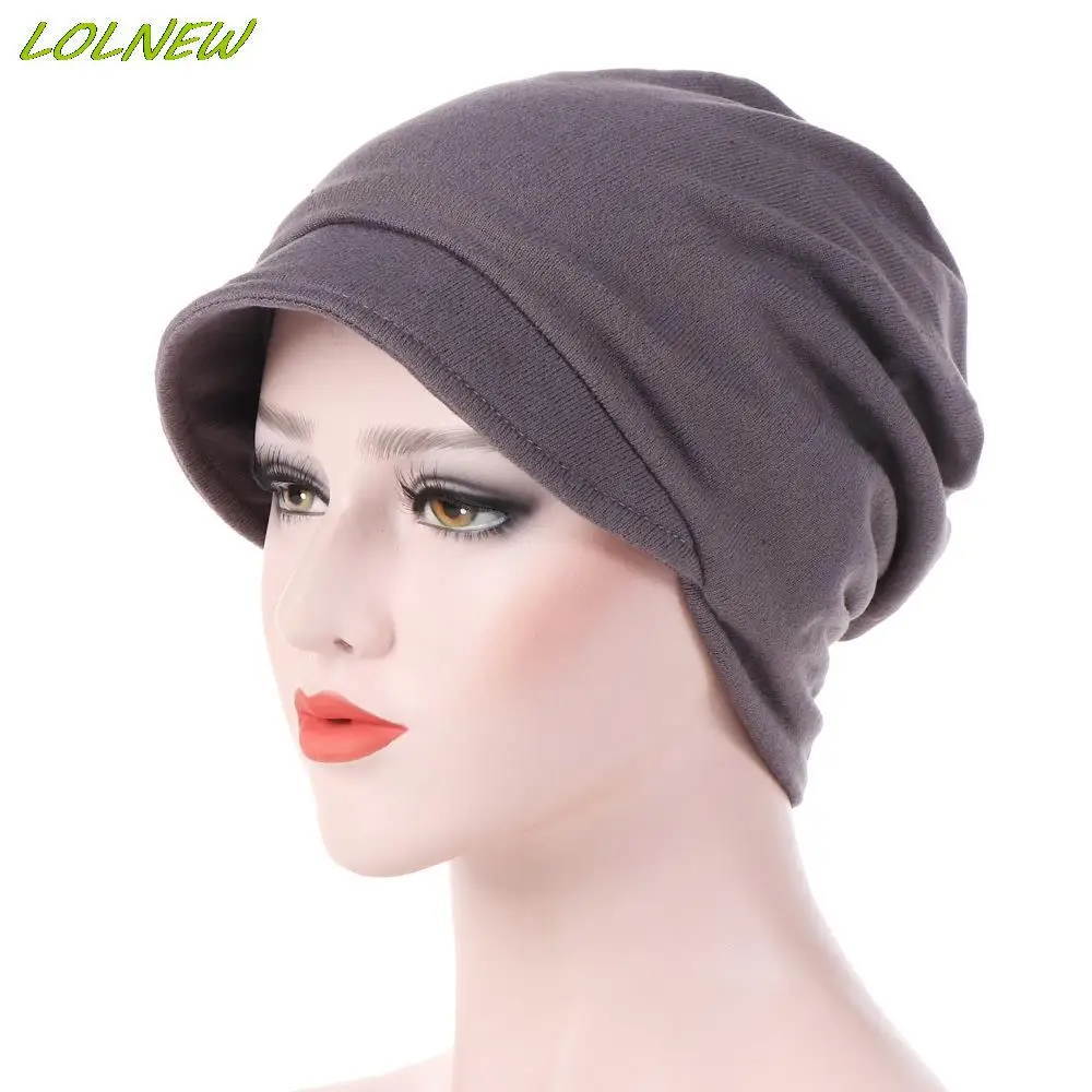 Women Cancer Chemo Hat Beanie Cap Twisted Knot Turban Head Wrap Beanie Scarf Turban Head Wrap Cap Turban Wrap Cap