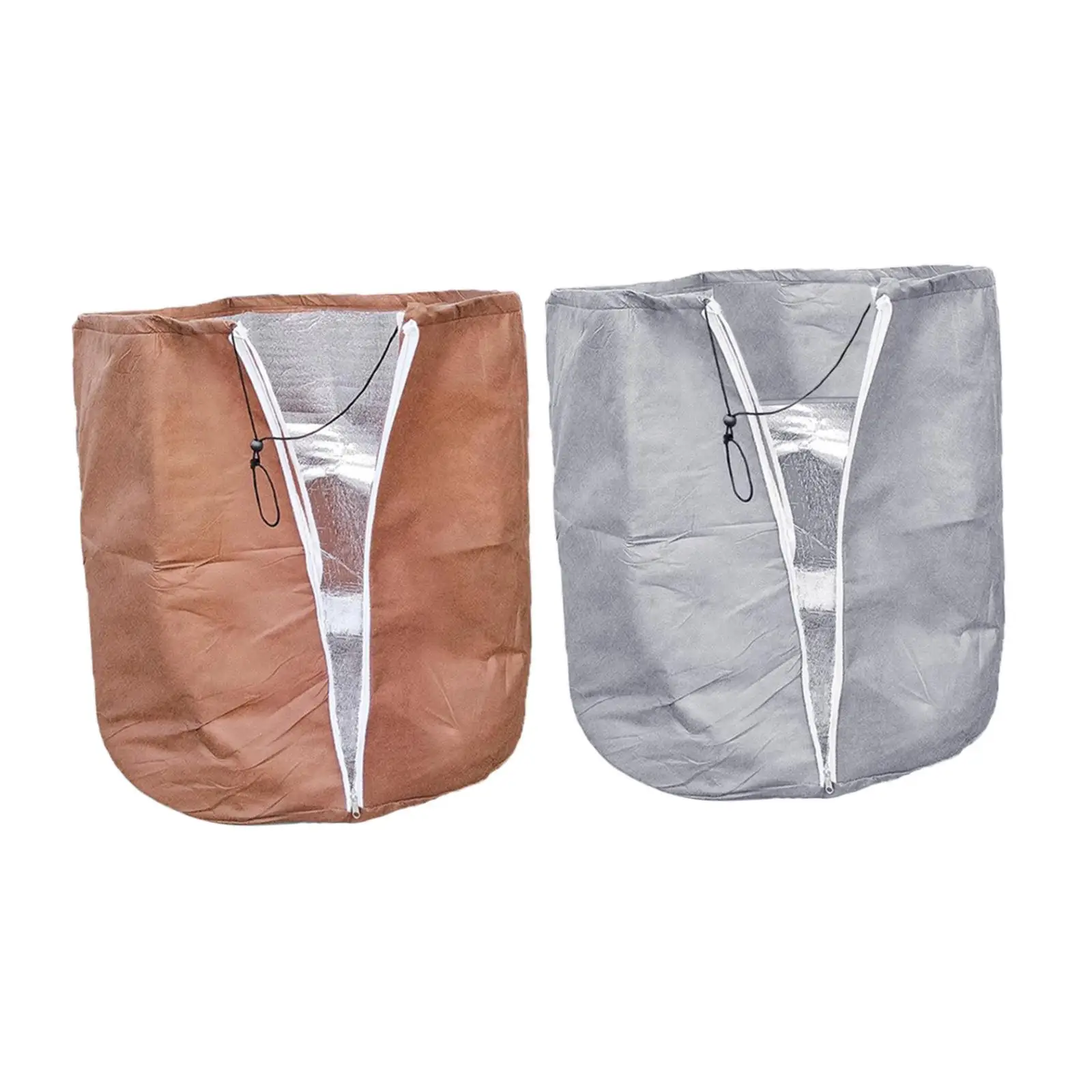 

Plant Pot Cover Non Woven Fabric Easy to Install Frost Protection Cover for