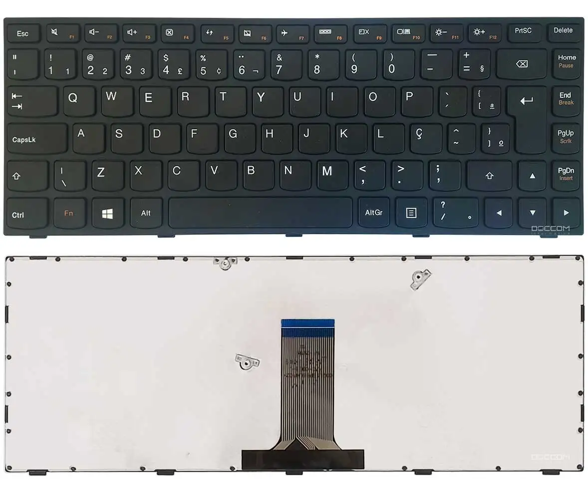 Compatible Keyboard Notebook Lenovo Ideapad Z40-75 25214517 G40-70m G41-35 G40-80 B40 G40 Layout ABNT2 BR