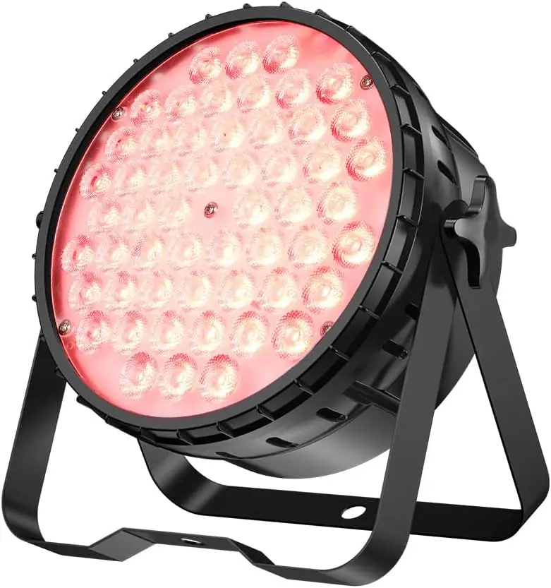 

54 * 4W High CRI Par Light, CRI/RA>90 RGBW 4 in 1 Ultra-Bright LED Stage Light,Up to 5500 Lm Party