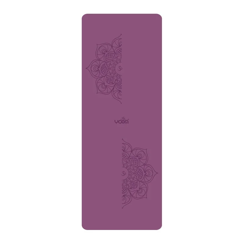‌ Estera de yoga profesional de caucho natural y PU: estera de fitness a prueba de golpes, antideslizante, extragruesa y reductora de ruido para mujeres/hombres, hogar/gimnasio