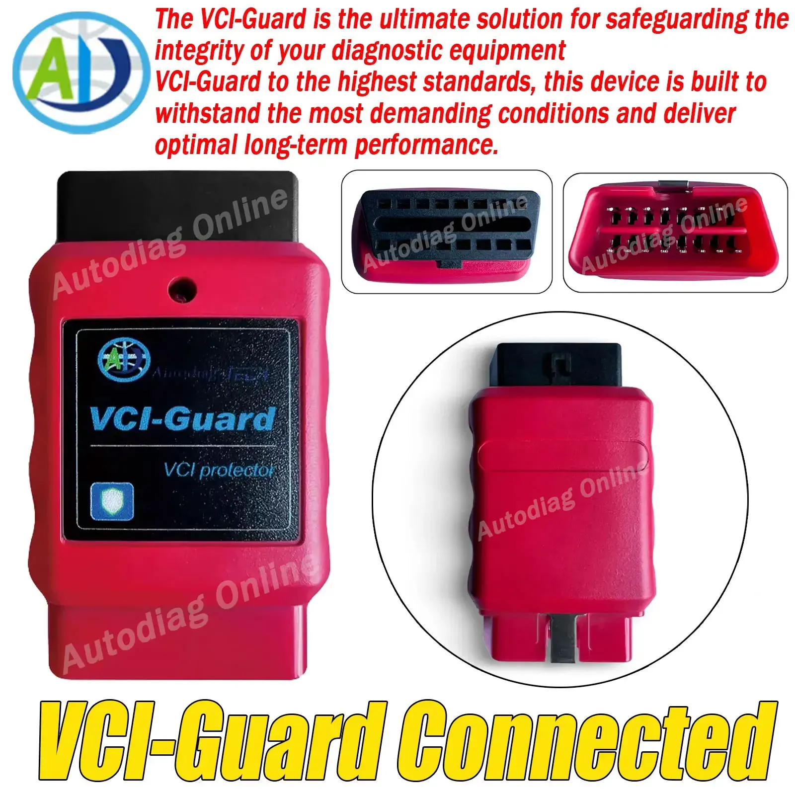 

OBD2 Protector Tool for Diagnostic Scanner Vehicle Protector for Physical and Electrically 16PIN OBD2 Diagnostic Protection Tool