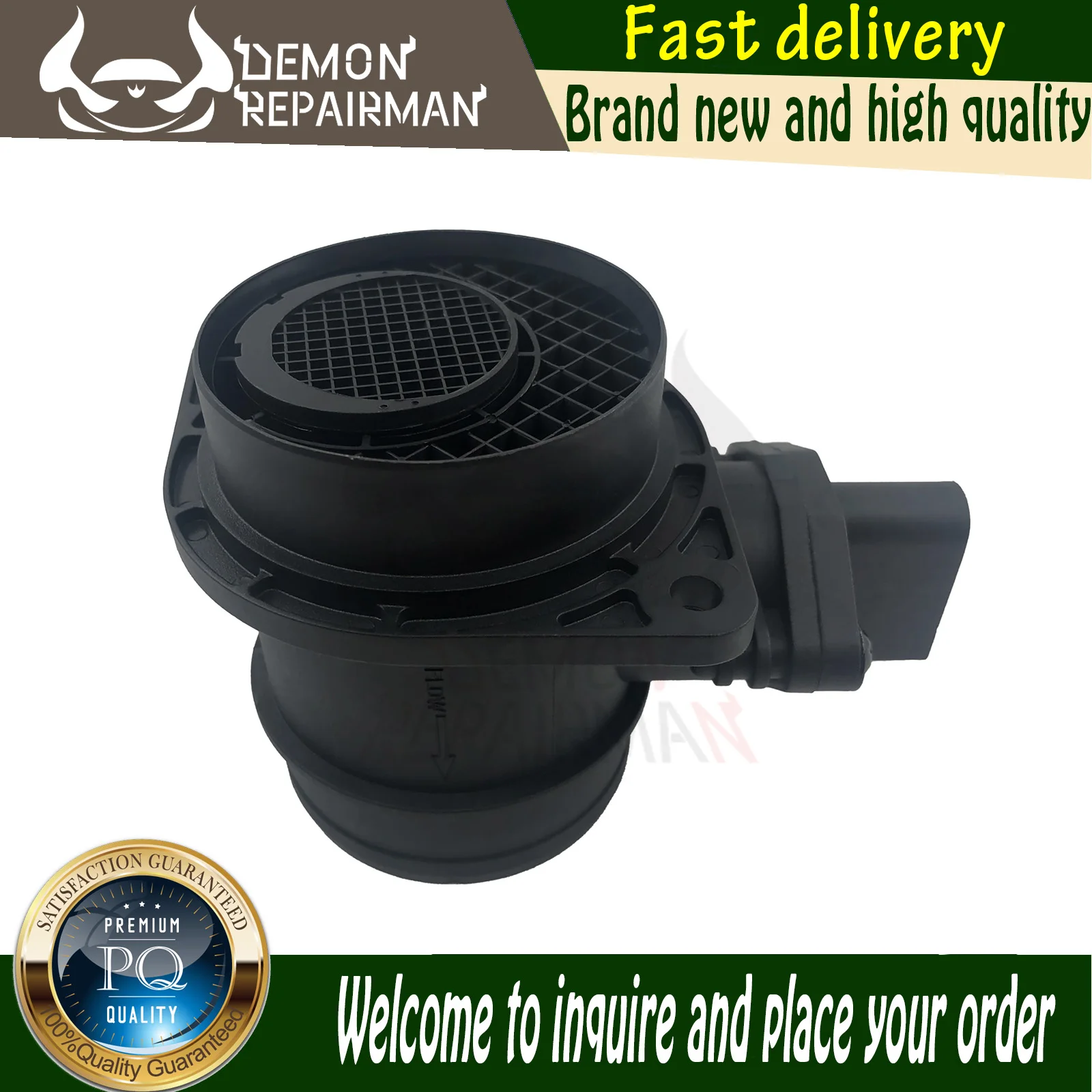 

038 906 461 B Mass Air Flow MAF Sensor Compatible with AUDI A3 A4 SEAT ALTEA LEON 1.9L CORDOBA SKODA FABIA 1.4L 0 281 002 532
