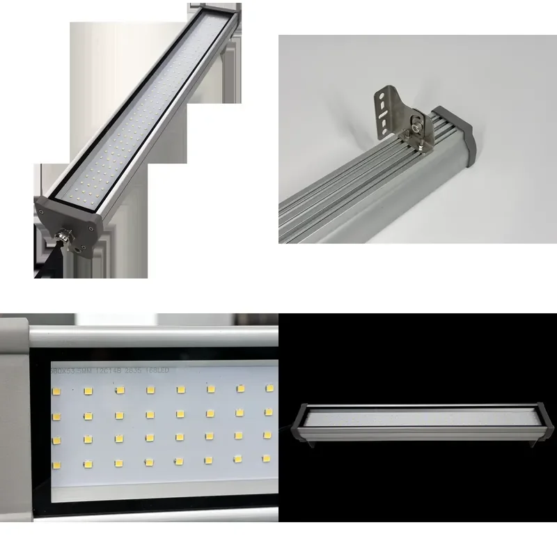LED Explosion Proof Light IP66 AC110-240V Industrial Aluminum Alloy PF90 Waterproof High Power Machine Tool Lamp 30-80W