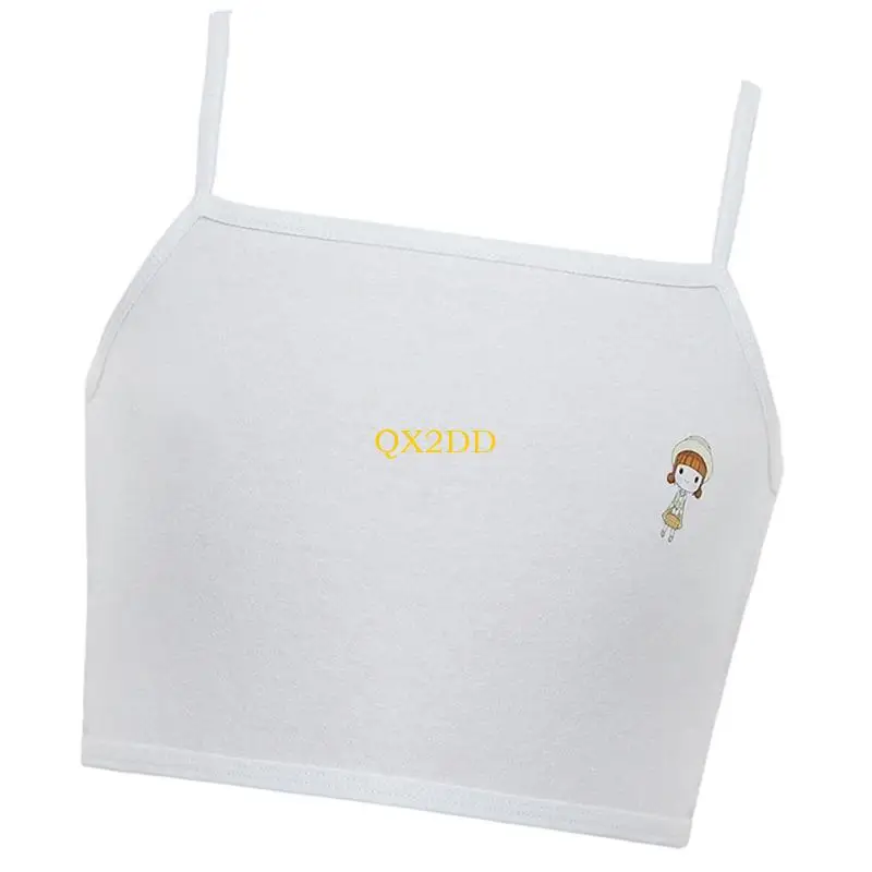 

QX2D Girls Camisole Bra Soft Comfortable Adolescent Lingerie for Kids 9-12 Years Offer Daily Comfort and Flexibility