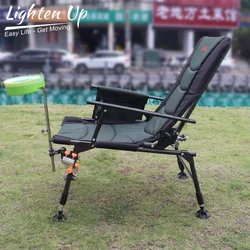 Portable Folding Outdoor Camping Stool Chair Seat for Fishing Festival Picnic BBQ Beach with Bag Black