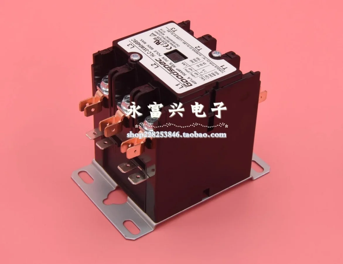 

HLC-3XW04BBC Heater AC Contactor Goodspec Coil Voltage 380VAC 40A Three Phase HLC 3XW04BBC