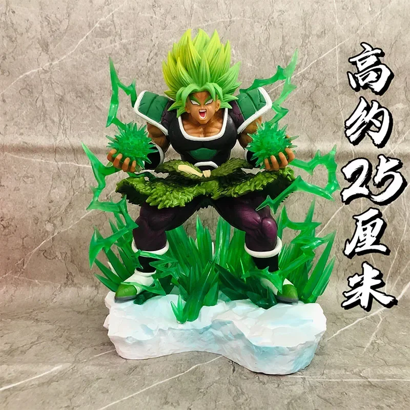 

25cm Anime Dragon Ball Gk Super Saiyan Fury Broli Pvc Figures Model Ornaments Collect Decorations Around The Scene Toy Gift