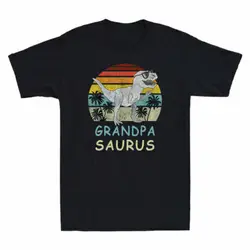 Grandpasaurus Rex  Dinosaur Grandpa Saurus Family Matching Cotton  Anime Graphic T-shirts Unisex 100% cotton