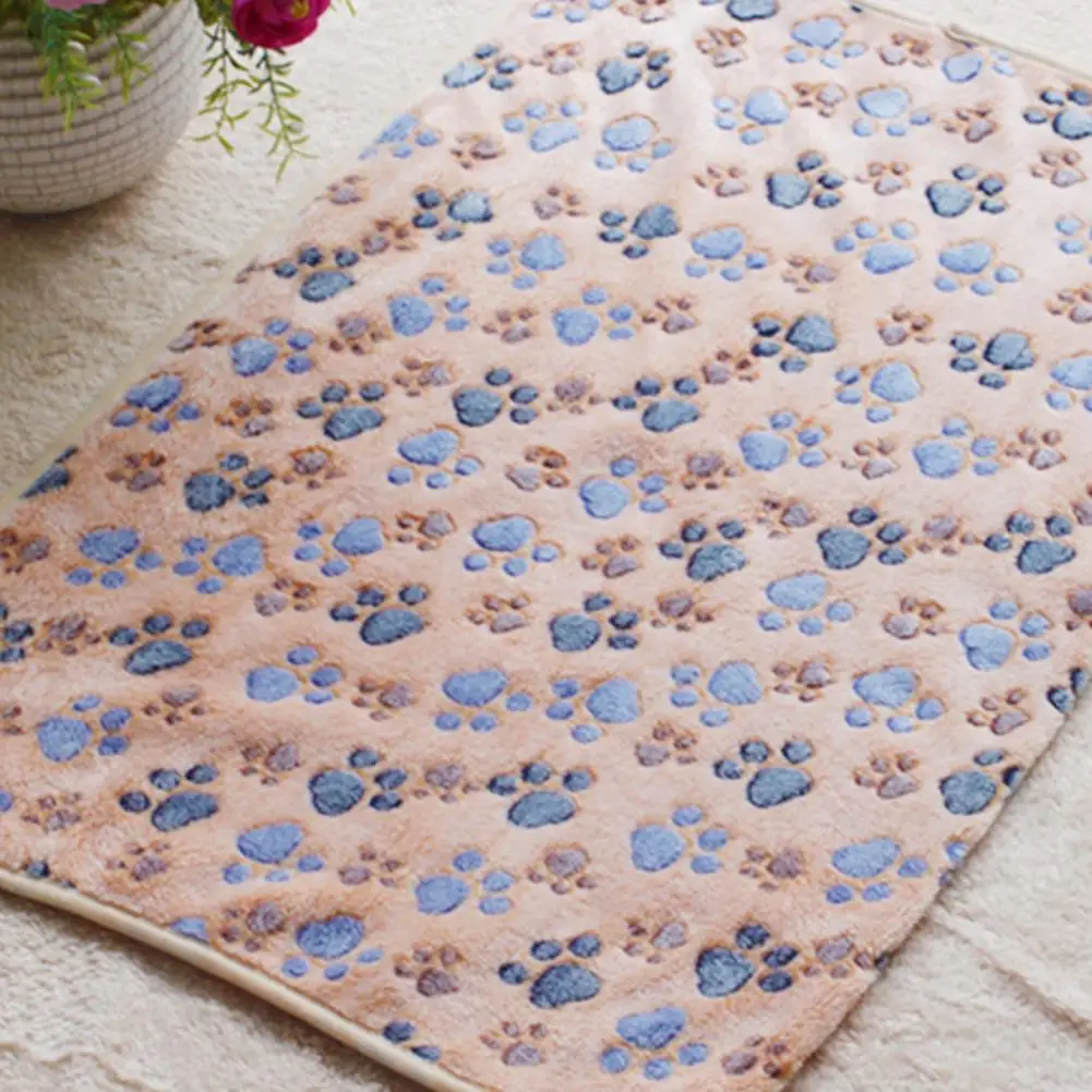 Fashionable  Soft Blanket Winter Warm Plush Pet Throw Blankets Washable Coral Fleece Pet Throw Blankets for Kittens