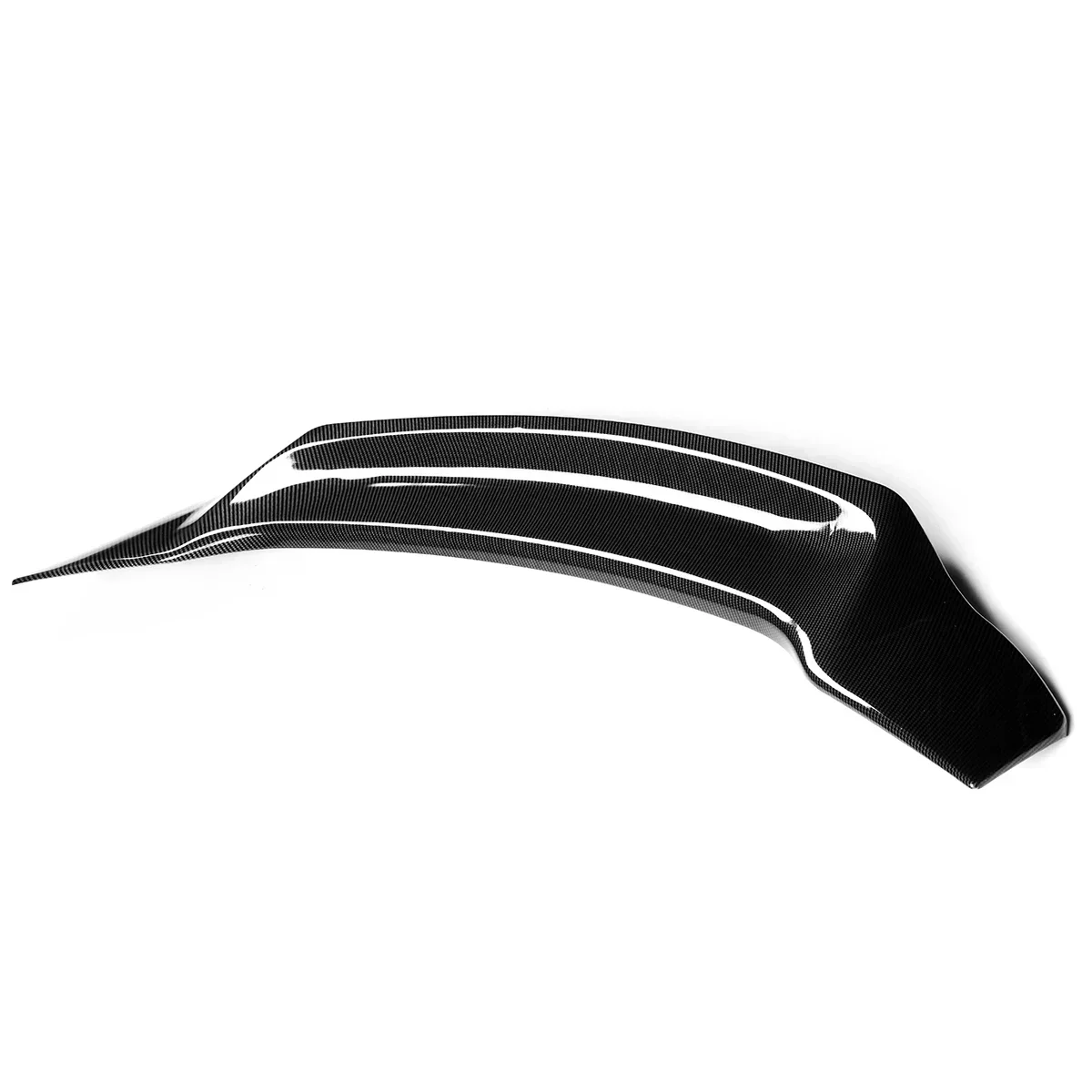Black/Carbon Fiber Look Car Rear Trunk Lip Boot Wing Extension For Honda for Civic 8th 9th 2006-2015 Rear Lip Spoiler Body Kit view 4