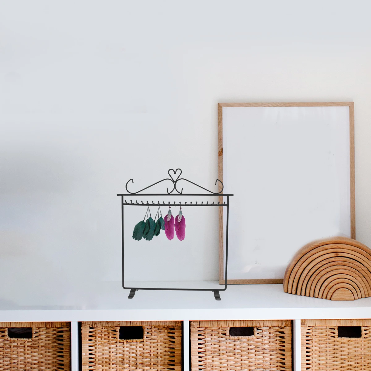 

Metal Jewelry Display St Wrought Travel Bracelet Holder Necklace ganizer Earring Rack Storage Solution Retail Craft