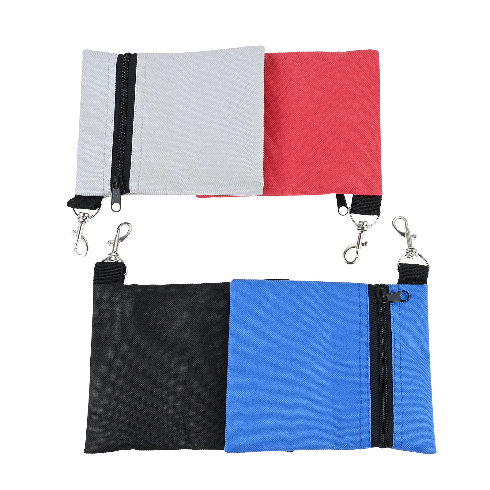 

3Pcs Golf Tee Bag 6.7 x 5.5 Inch Golf Ball Bag Pouch Portable Accessory Glove Tool Organizer Essentials Carry Case for Golfers