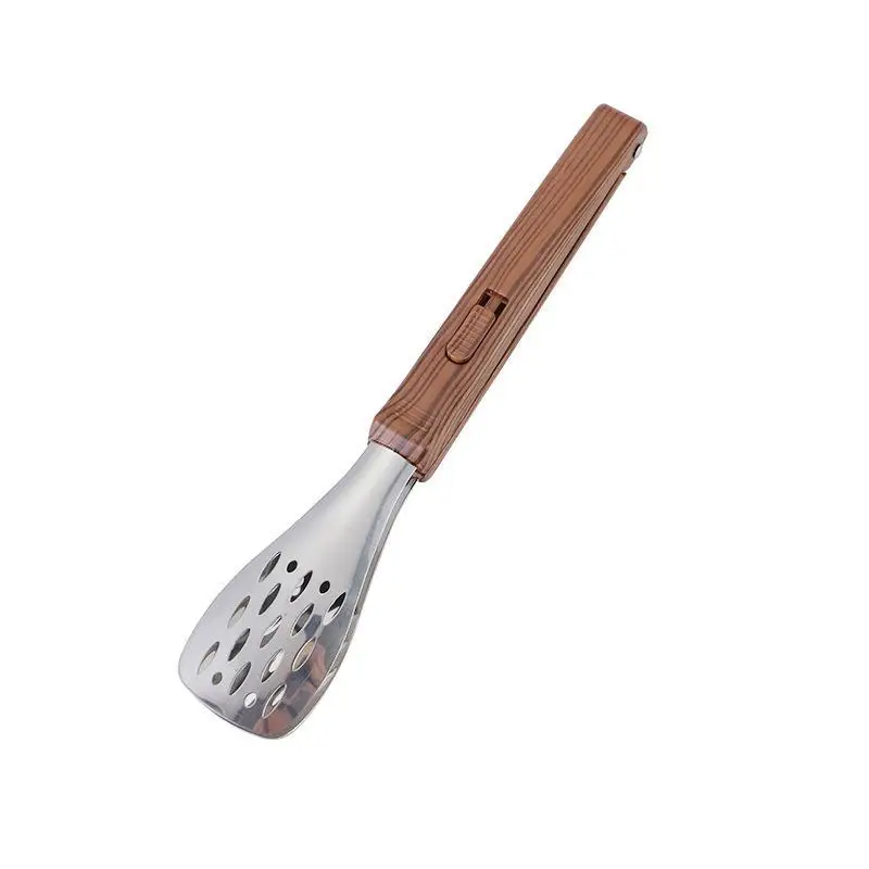 ~Non Slip Stainless Steel Food Tongs Meat Salad Bread Clip Barbecue Grill Buffet Clamp Cooking Tools Kitchen Accessories