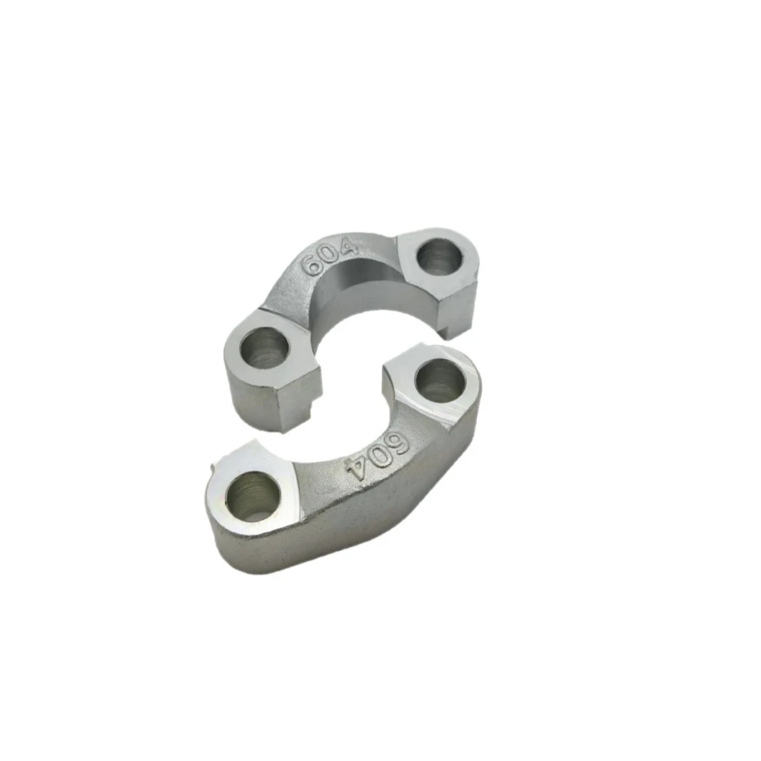 SAE Split Flange Clamp Carbon Plated Split Flange Half for Hydraulic Pipe Connection SAE J516 Hydraulic System Fitting Parts