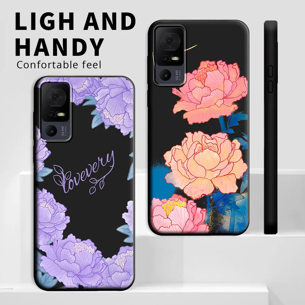 For Lively Jitterbug Smart4 Case Floral Soft Silicone TPU New Fashion Style Phone Case For Lively Jitterbug Smart4 Back Cover