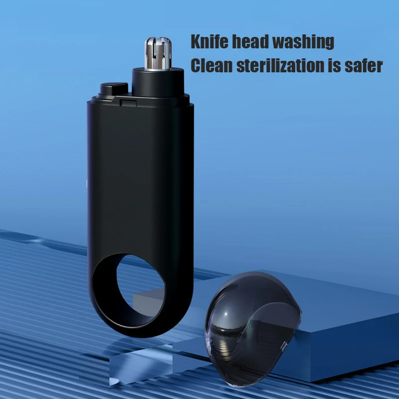 Waikil ที่เล็มขนจมูกไฟฟ้าขนาดเล็กพกพาสะดวกชาร์จไฟได้ USB