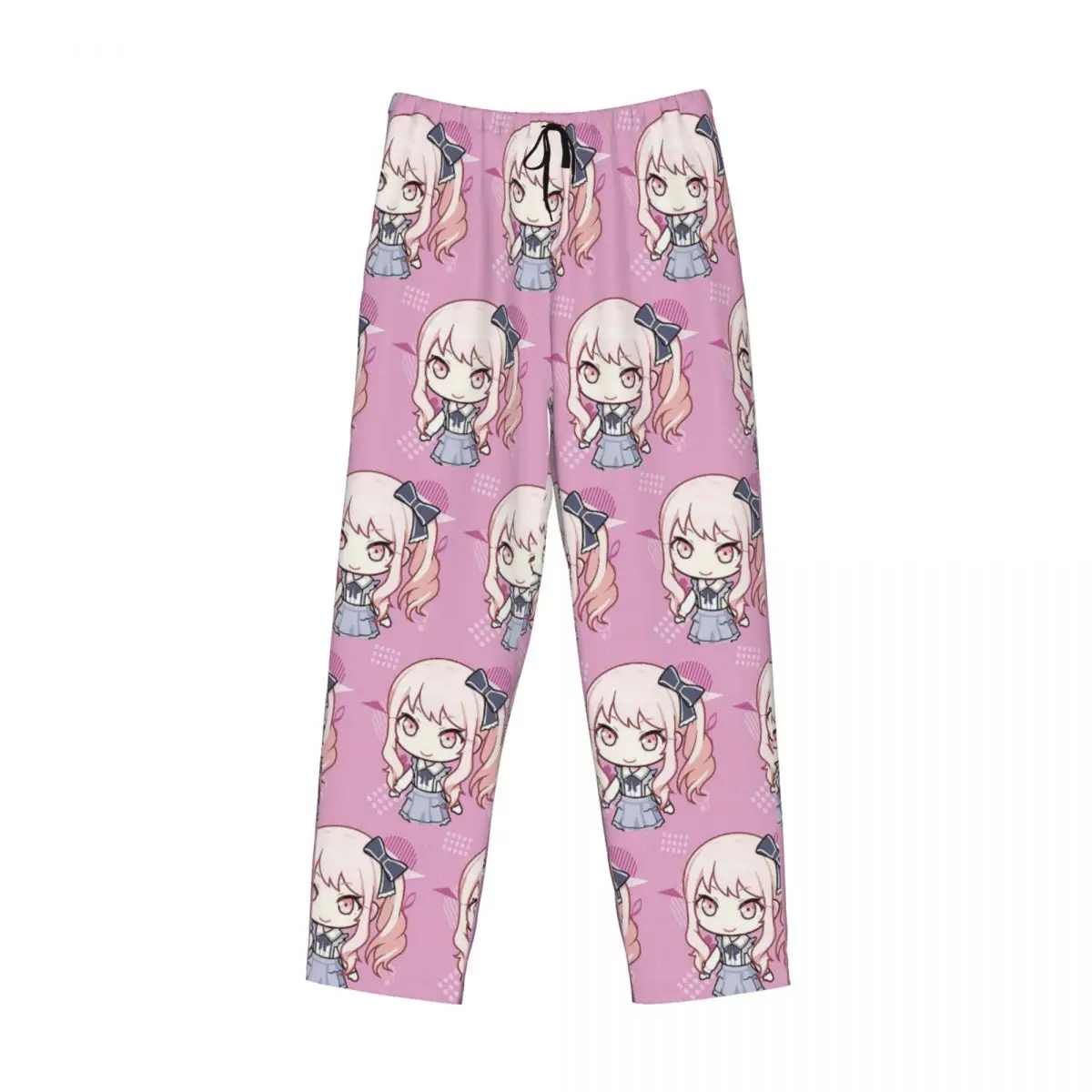 Custom Mizuki Akiyama Chib Pajama Pants Men Sleepwear Sleep Lounge Bottoms with Pockets