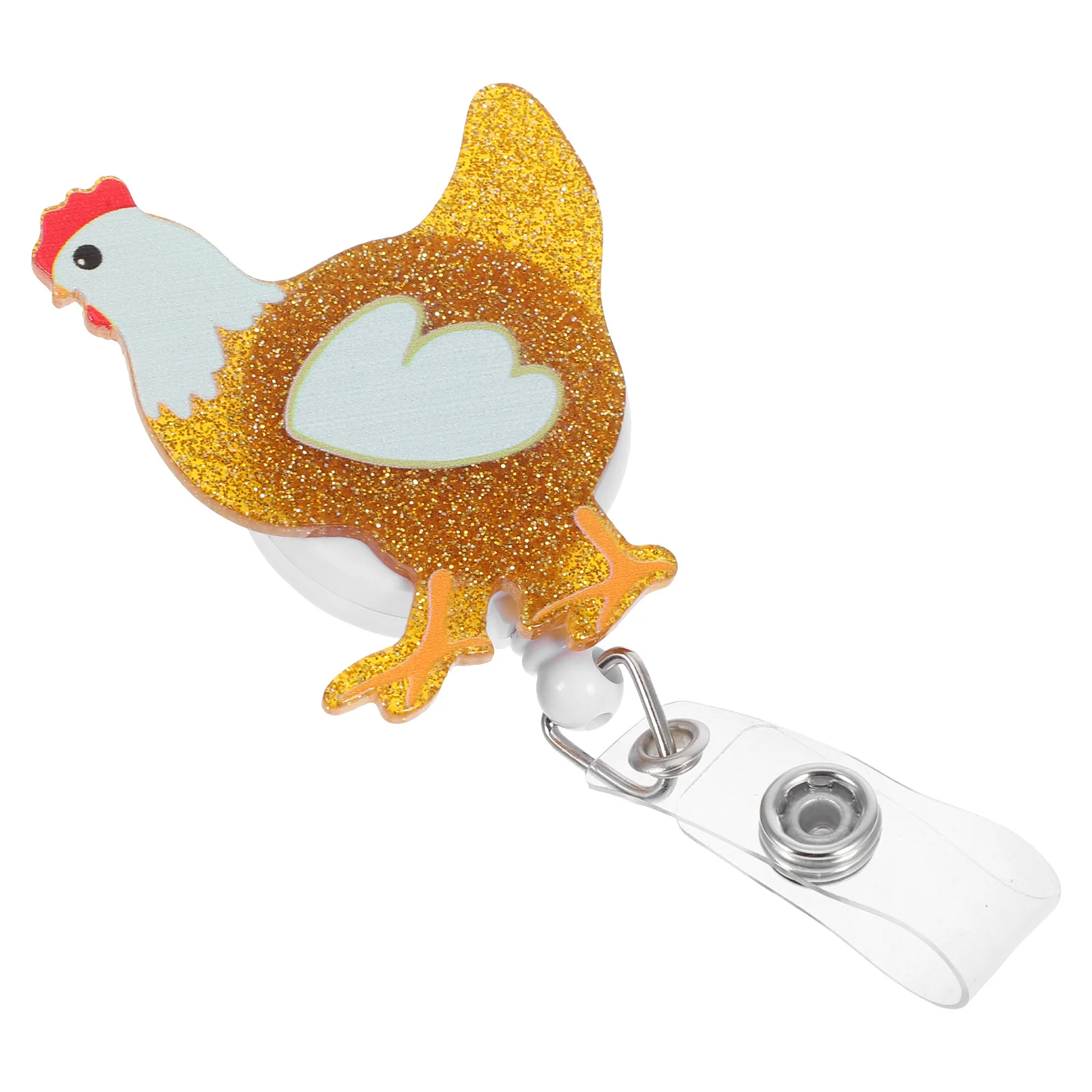 

Chicken Cute Retractable Badge Reel Alligator Clip Nurse Doctor Medical Assistant Nursing Student Teacher Id Badge Holder