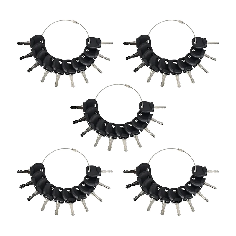 50PCS 8035807 Ignition Keys Compatible with Skytrak Key Set APK75 5119S Compatible with JCB Models 2CXSL 2CX 4CX444 3CX
