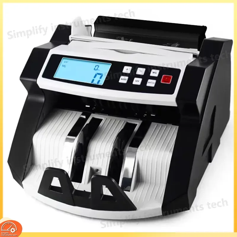 Intelligent High-Speed Currency Counter Banknote Counter with UV Detection and Magnetic Detection for USD EUR GBP CNY Cash