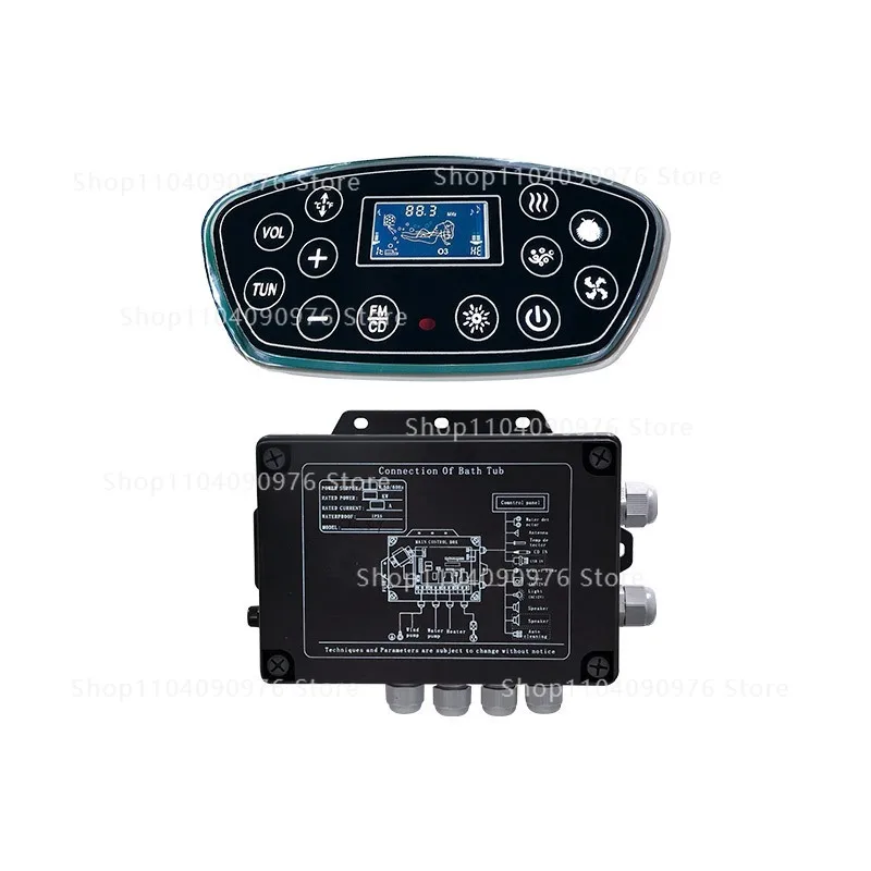 

Outdoor Jacuzzi Control Panel Constant Temperature Surf Bath Smart Bathroom Touch Control Induction Technology