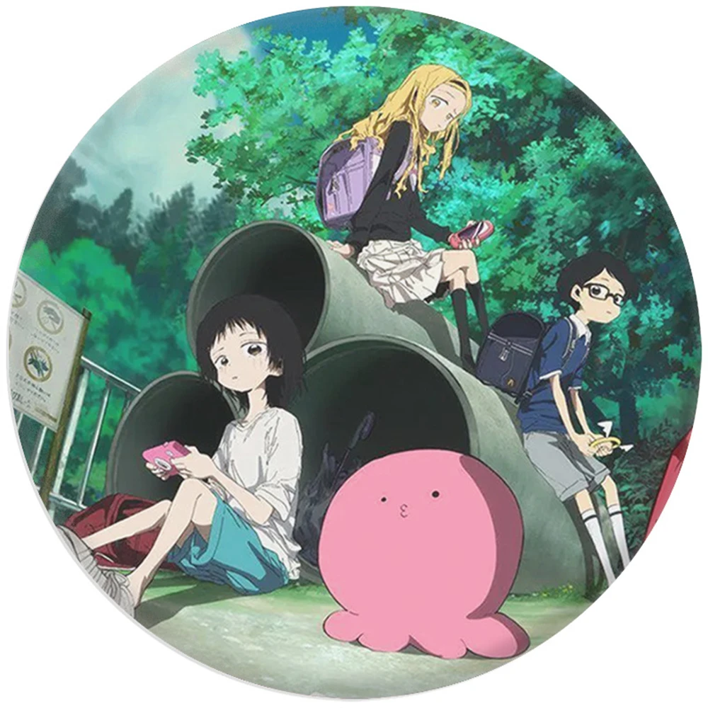 58mm Anime Takopi’s Original Sin‌ Kuze Shizuka Kirarazaka Marina Cosplay COSTUME Badge Pin SPTE Tinplate Brooch﻿ Prop Gilf