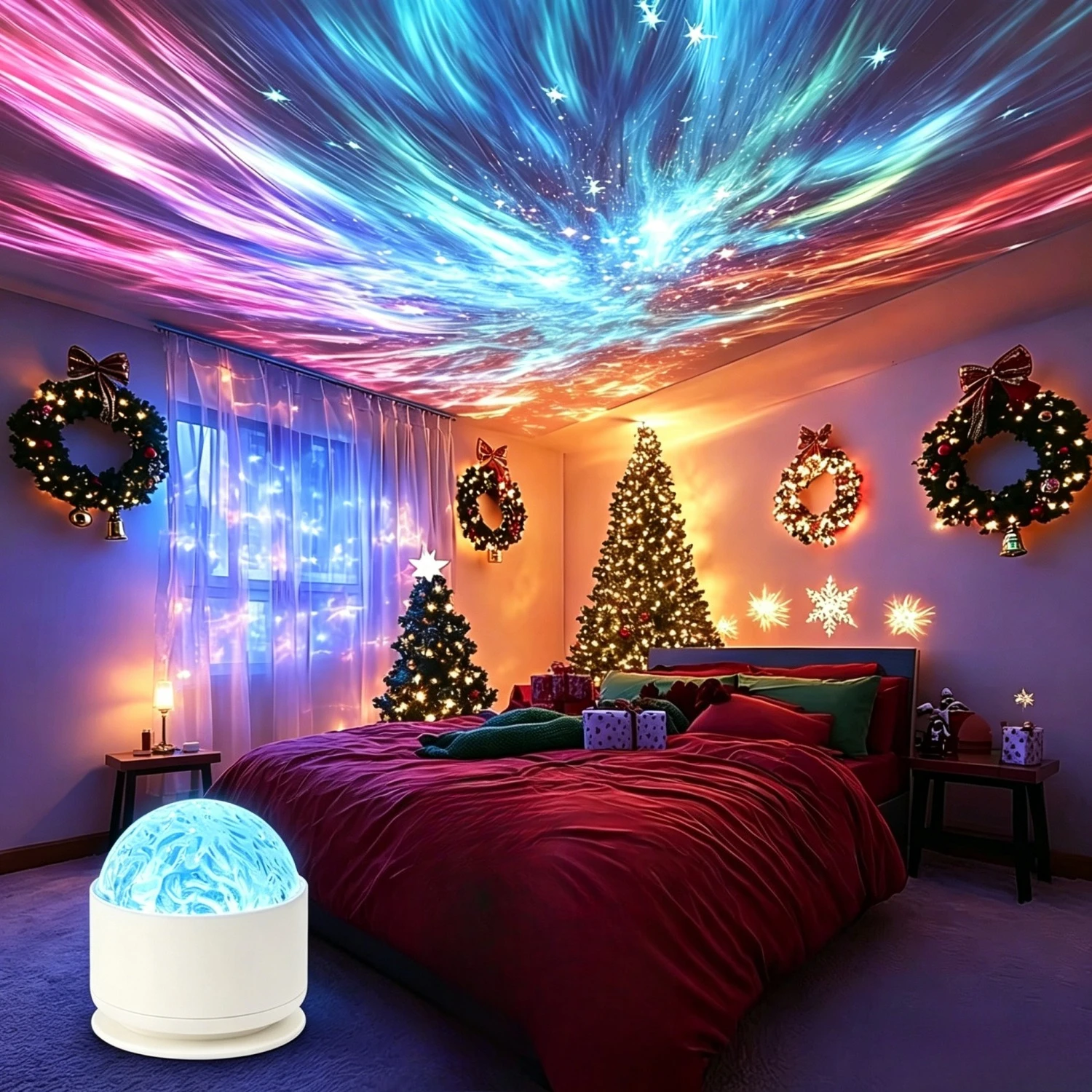 Home Fragrance Ocean Breeze - Lâmpada Projetora 2 em 1 com