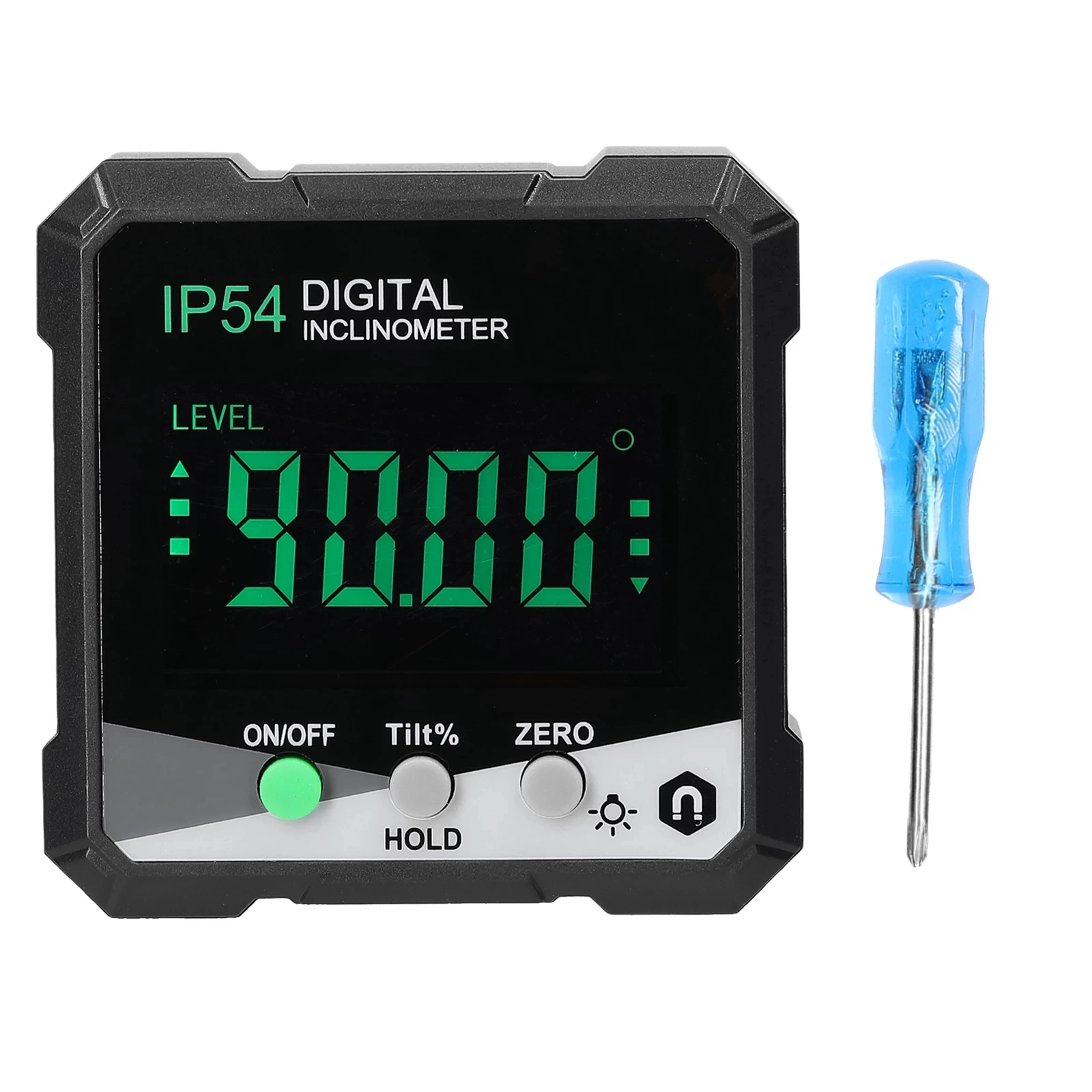 4*90 Degree Digital Electronic Level And Angle Gauge Inclinometer With Backlight And Magnetic Base Protractor Digital