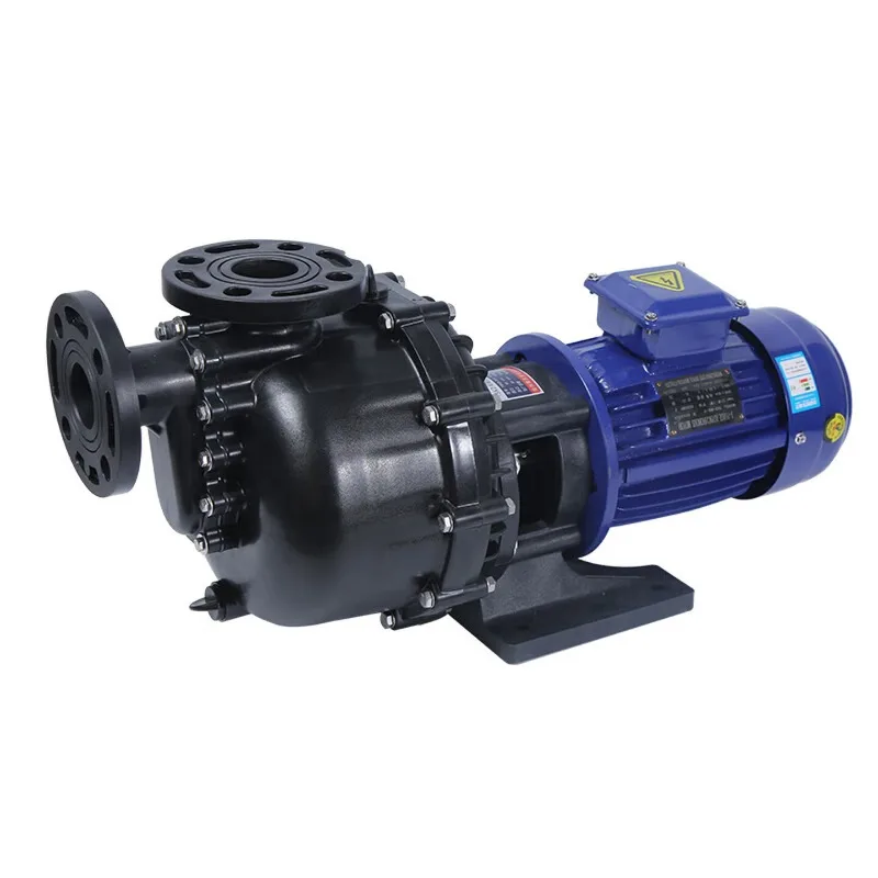 Plastic chemical pump Electroplating pump Corrosion-resistant water pump, large head pump tank pump Horizontal acid