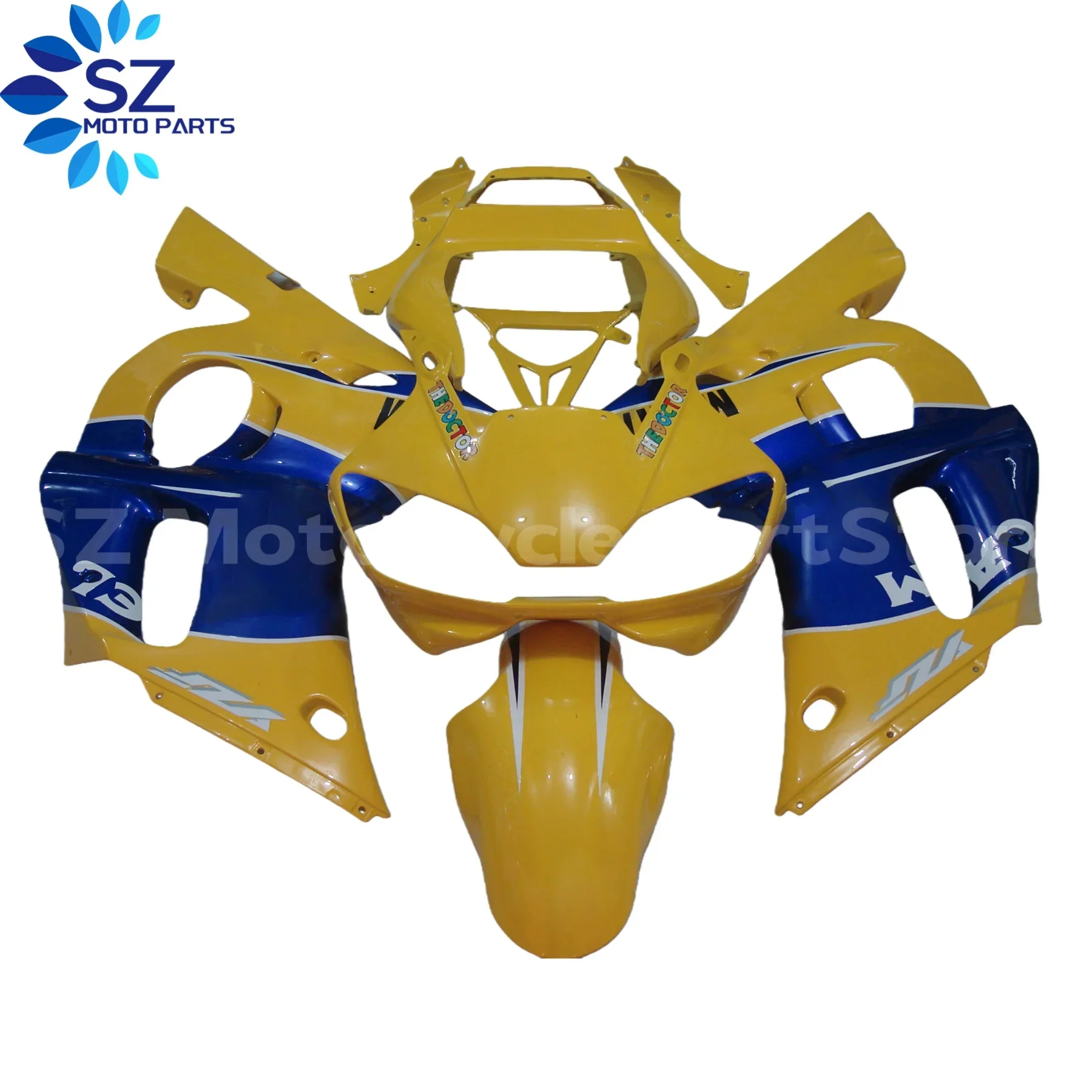 مجموعة انسيابية جديدة للدراجات النارية ABS مناسبة لياماها YZFR6 1998 1999 2000 2001 2002 YZF R6 98 99 00 01 02 مجموعة هيكل السيارة #2