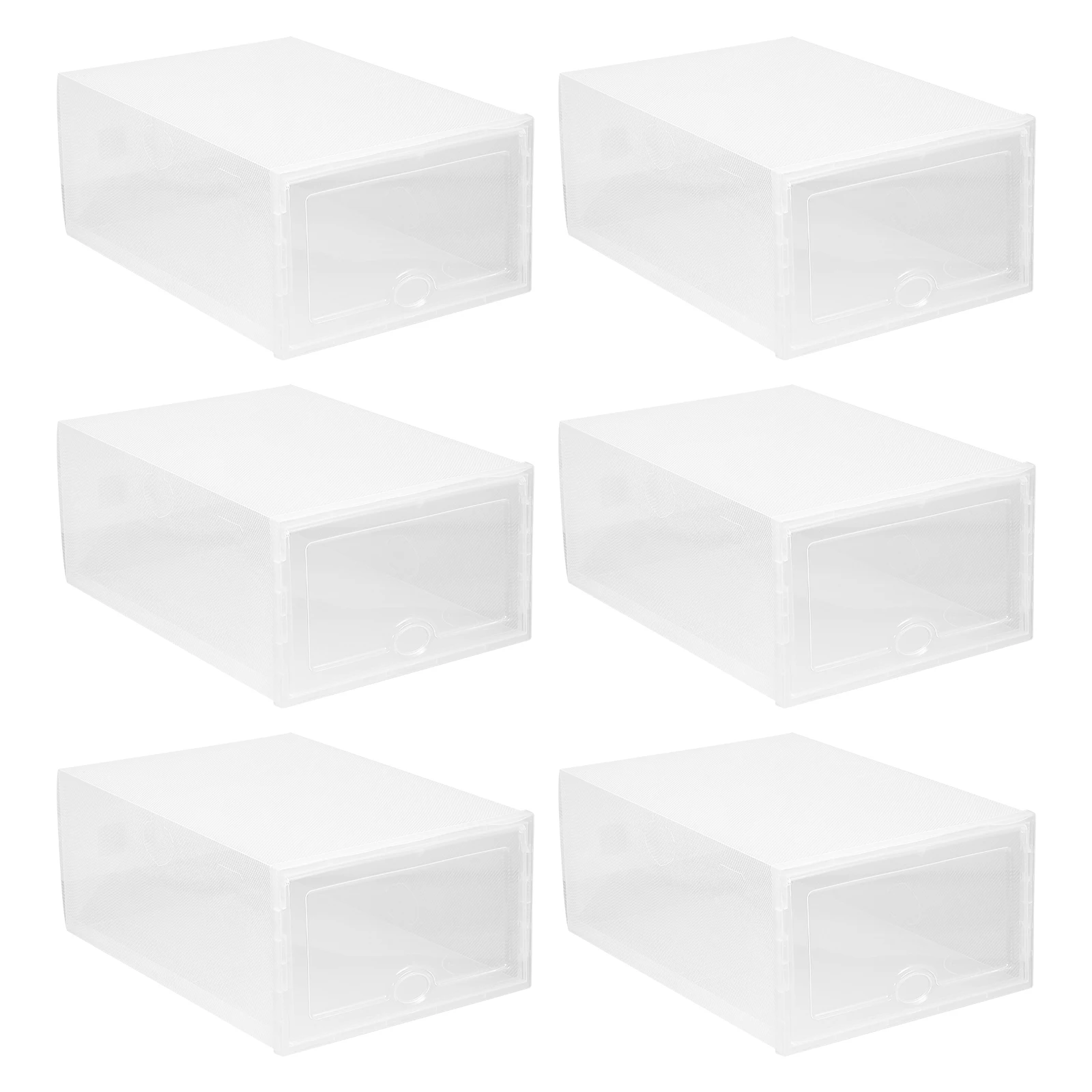 

6 шт. прозрачная коробка для обуви, пластиковый контейнер для хранения, органайзер, простой дизайн, защита обуви, защита от пыли, царапин, грязи, аккуратный дом