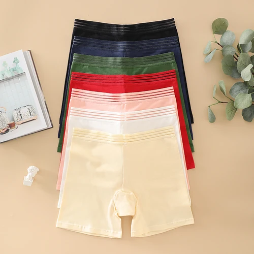 Imagen 2 del producto 1 unid/7 unids/set gran oferta pantalones cortos con Control de barriga de cintura alta Braga Moldeadora levantamiento de glúteos sin costuras mujeres Boxer Shaperwear